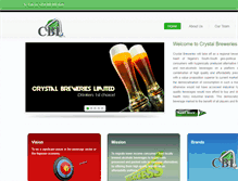 Tablet Screenshot of crystalbreweries.com